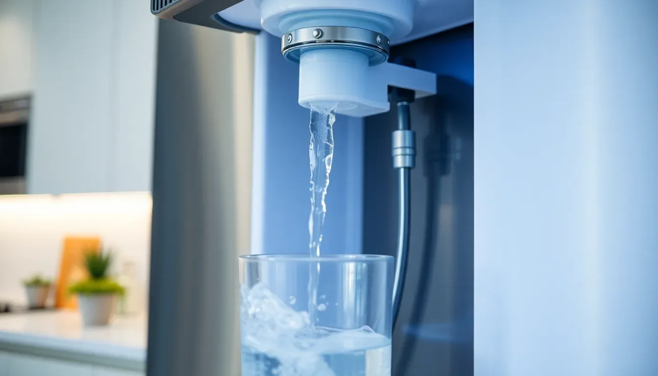 Comment fonctionne un distributeur deau intégré